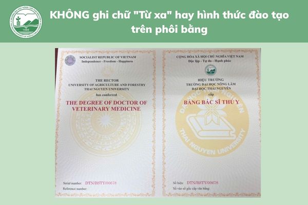 Bằng tốt nghiệp không phân biệt hình thức đào tạo