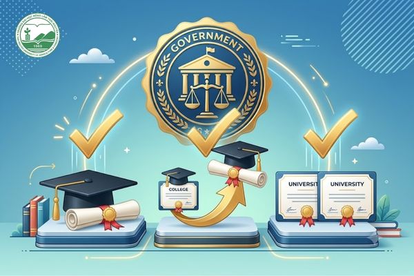 Theo quy định hiện hành, 3 loại bằng đều có giá trị pháp lý tương đương nhau